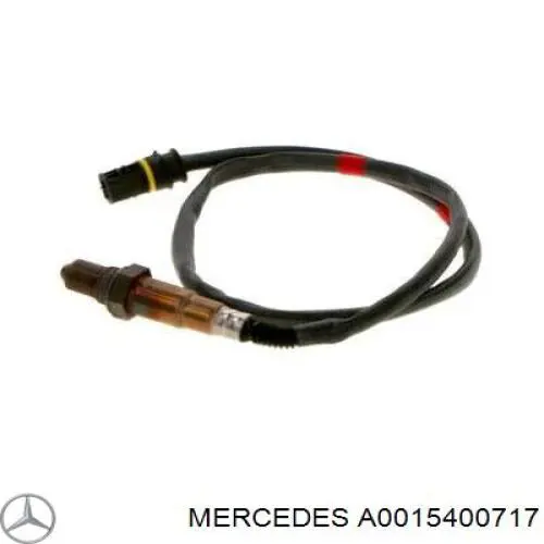 Sonda lambda, sensor de oxígeno antes del catalizador izquierdo Mercedes A0015400717