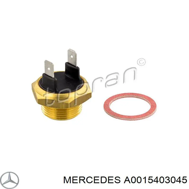 15403045 Mercedes sensor, temperatura del refrigerante (encendido el ventilador del radiador)
