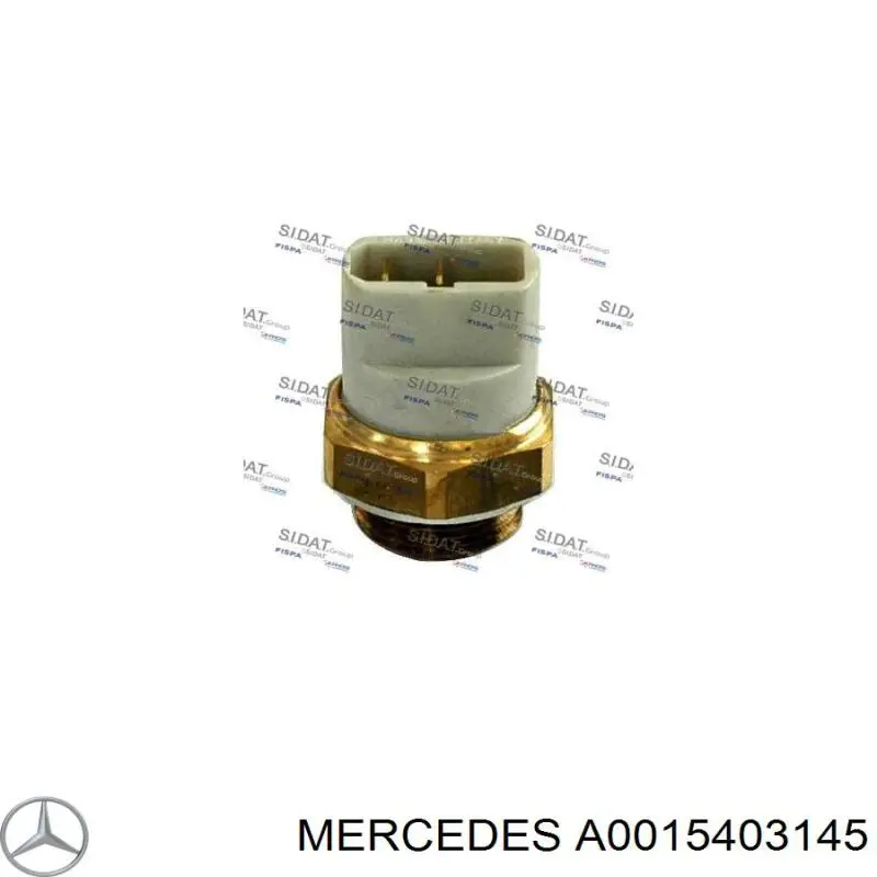 A0015403145 Mercedes sensor, temperatura del refrigerante (encendido el ventilador del radiador)