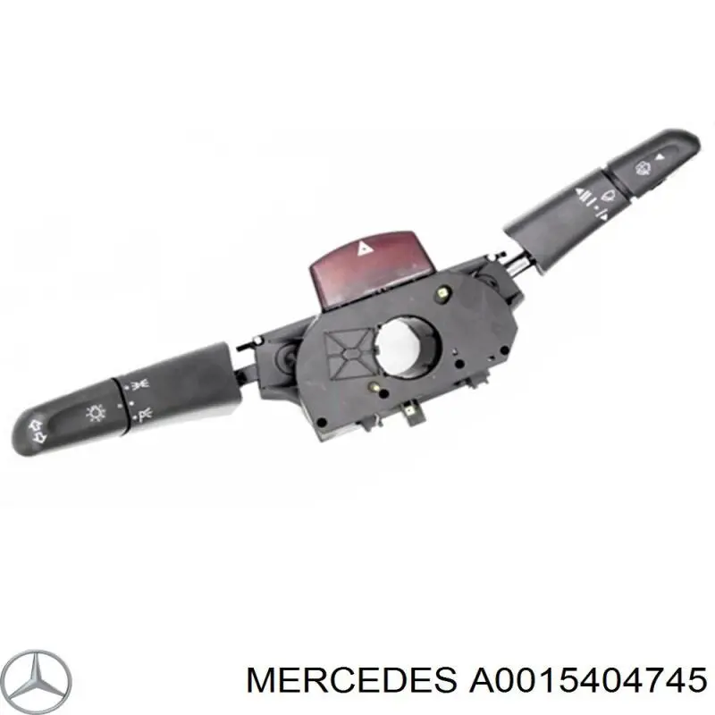 A0015404745 Mercedes conmutador en la columna de dirección completo
