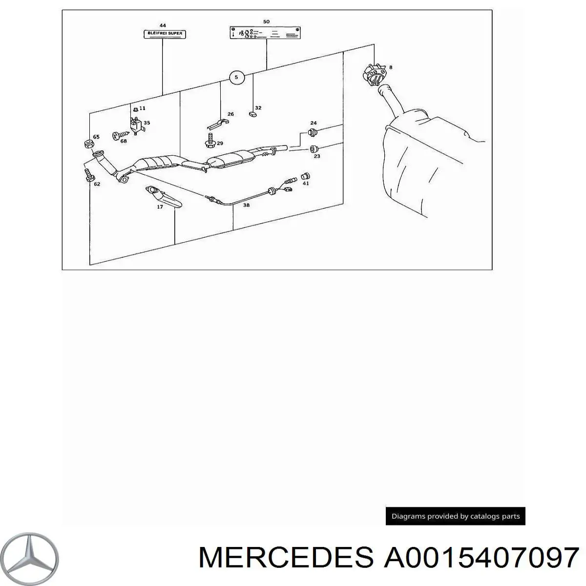 Válvula solenoide de control de presión de sobrealimentación Mercedes A0015407097 precio, desde 39,20 EUR