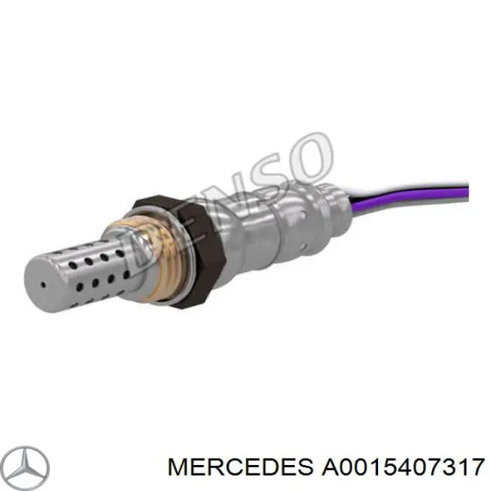 Sonda lambda, sensor de oxígeno después del catalizador derecho A0015407317 Mercedes