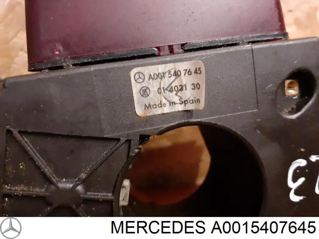 Conmutador columna dirección A0015407645 Mercedes
