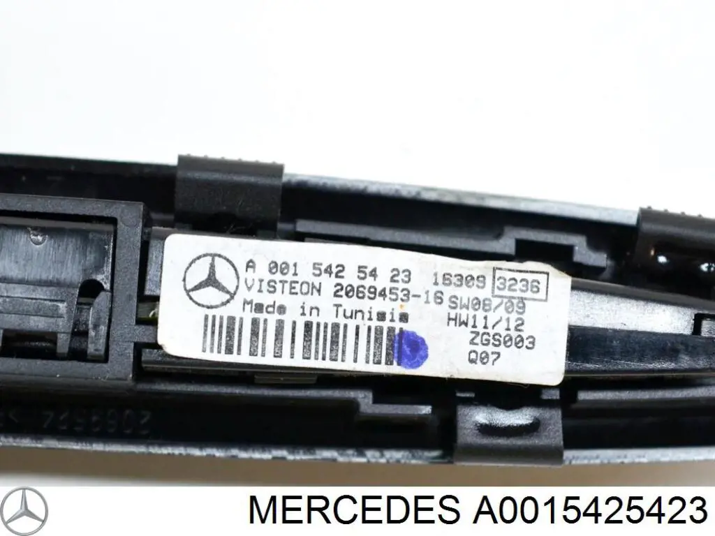 Pantalla de sensor de aparcamiento A0015425423 Mercedes