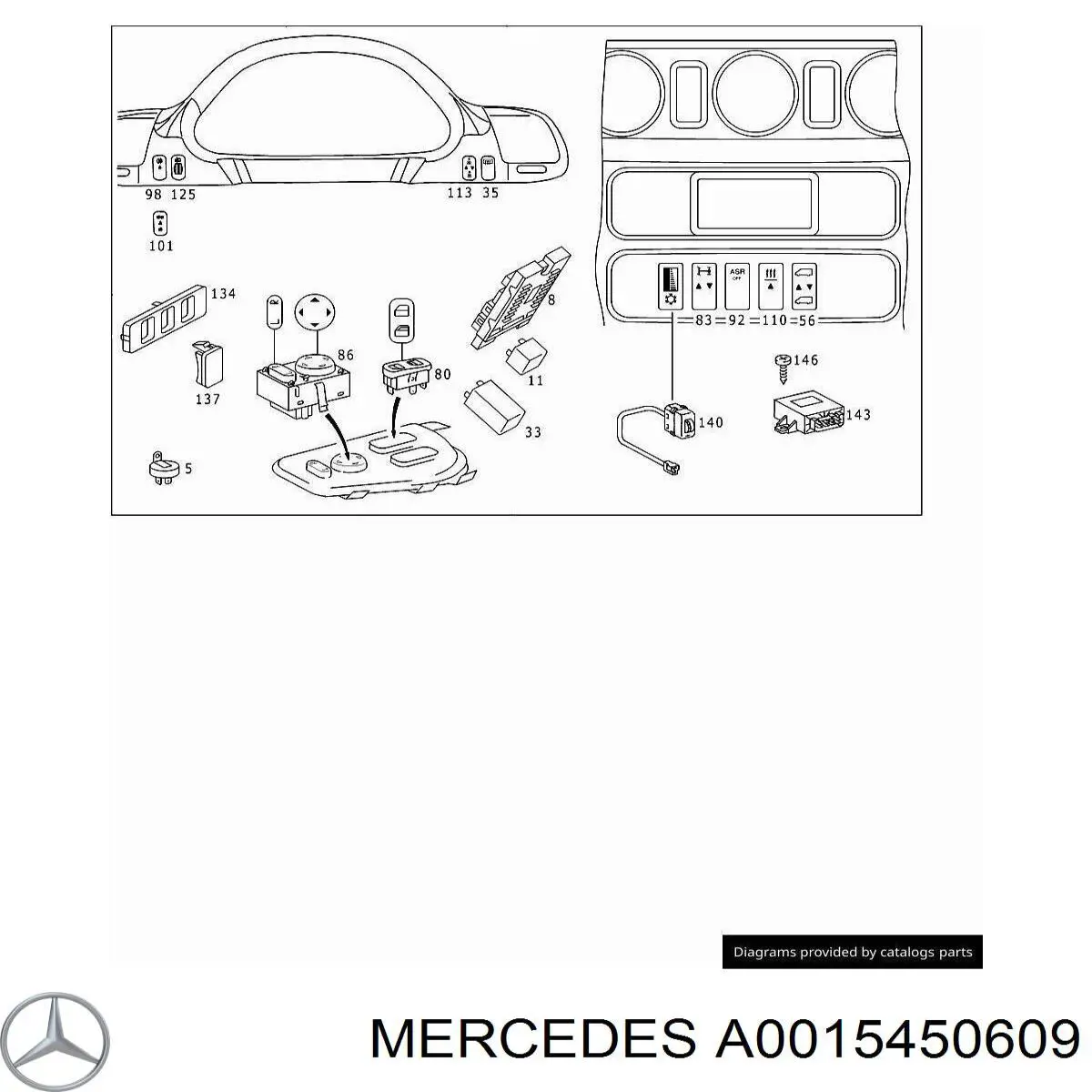 A0015450609 Mercedes