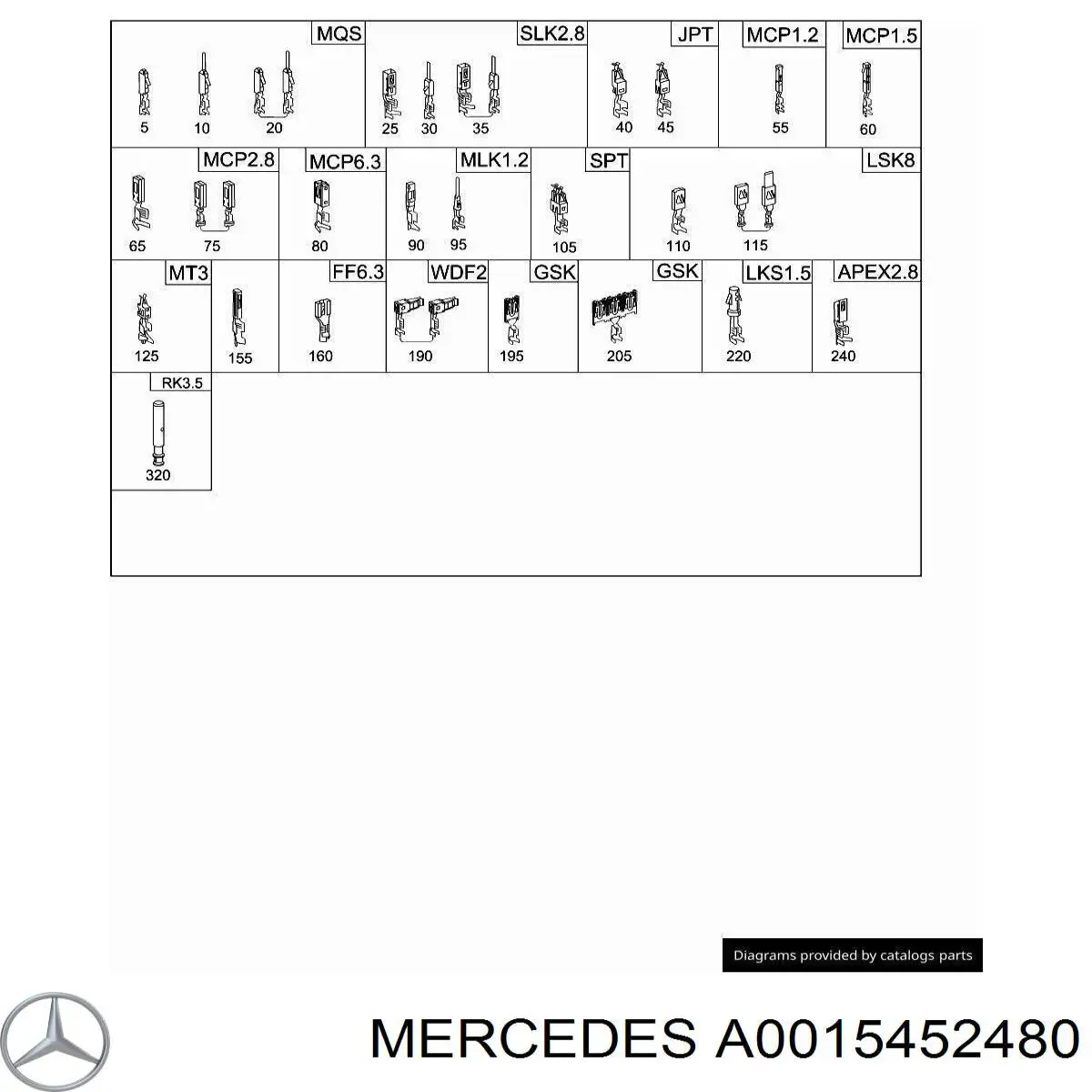  Mercedes A0015452480 precio, desde 1,00 EUR