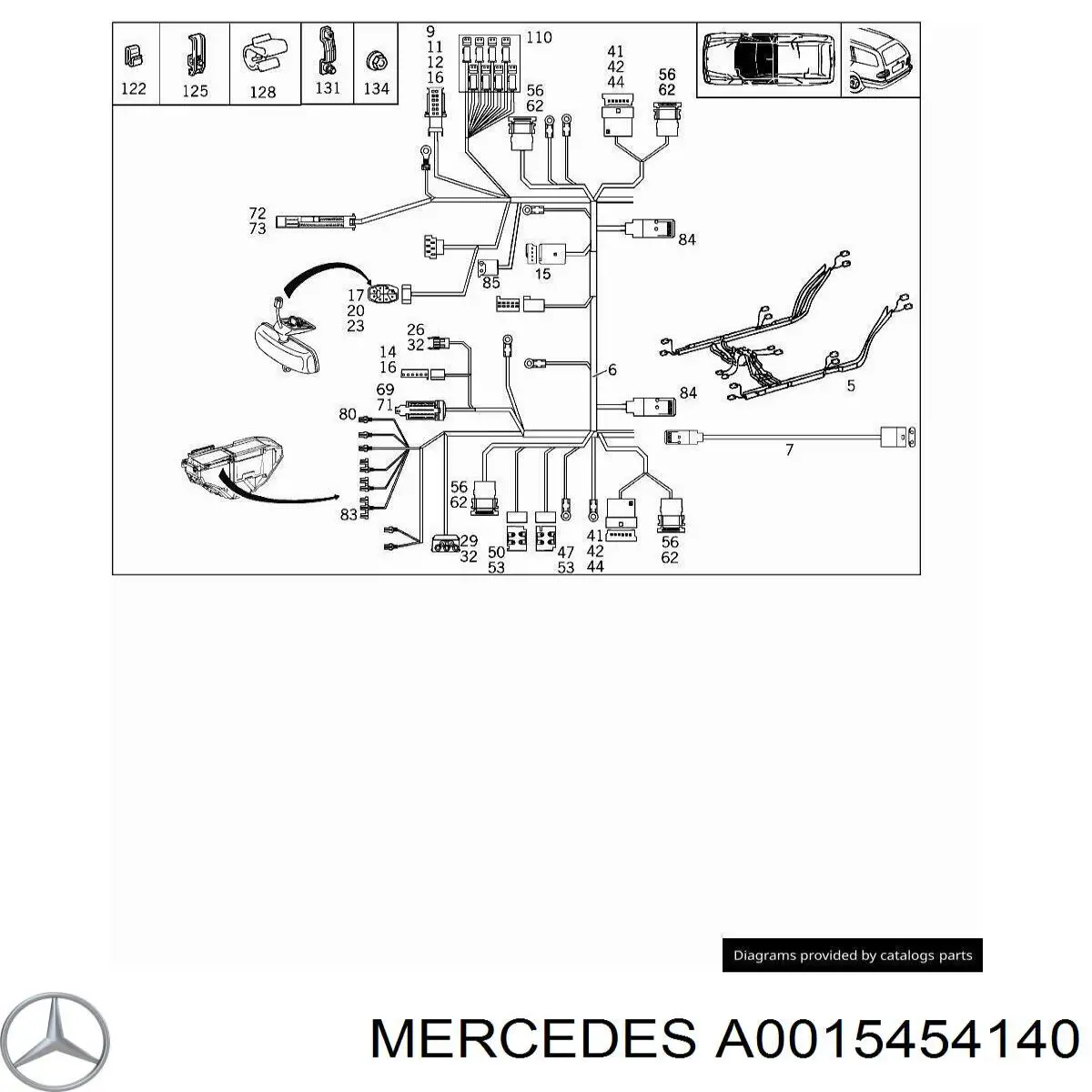 A0015454140 Mercedes 