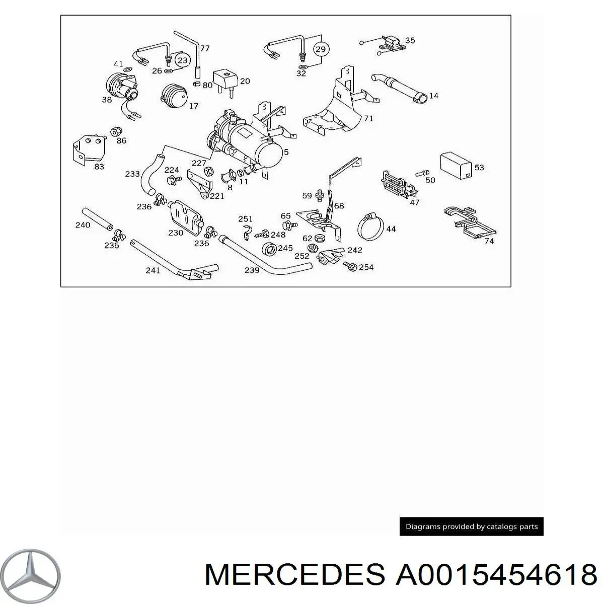 Sensor de freno, trasero derecho Mercedes A0015454618 precio, desde 44,79 EUR