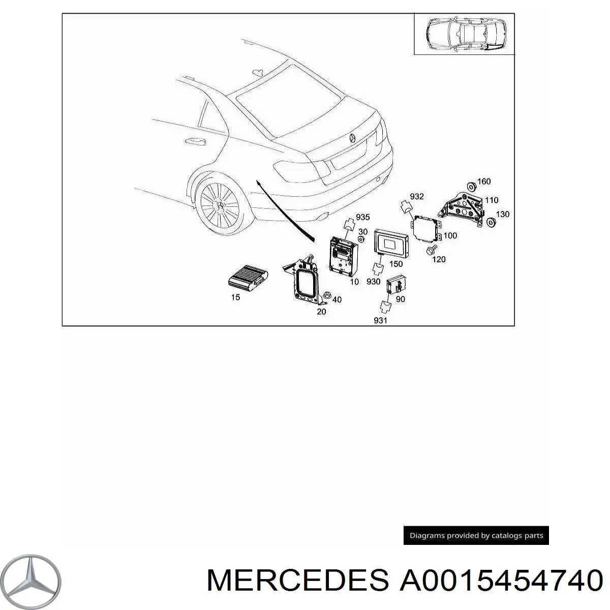 A0015454740 Mercedes