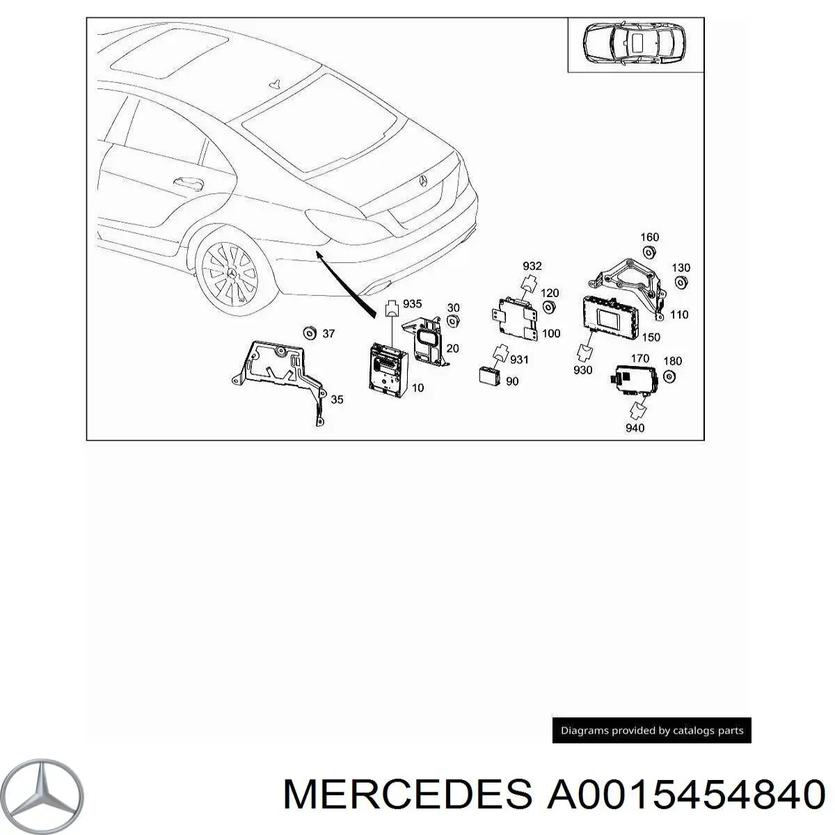 A0015454840 Mercedes 