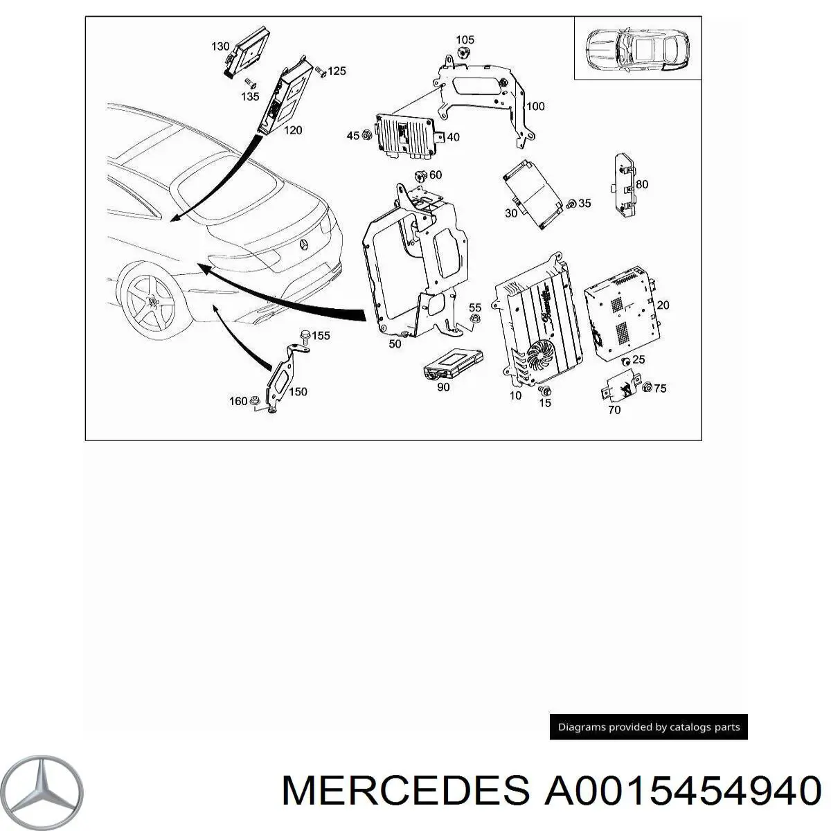  Mercedes A0015454940 precio, desde 8,32 EUR
