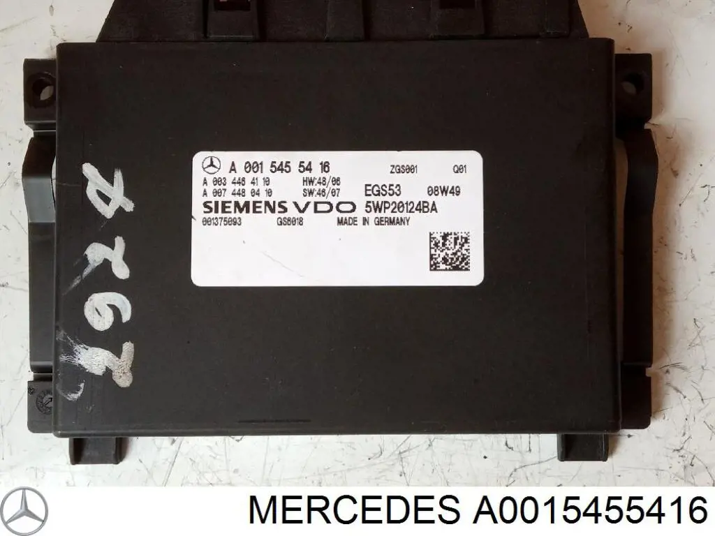 Módulo de control electrónico de la transmisión automática Mercedes A0015455416 precio, desde 68,24 EUR
