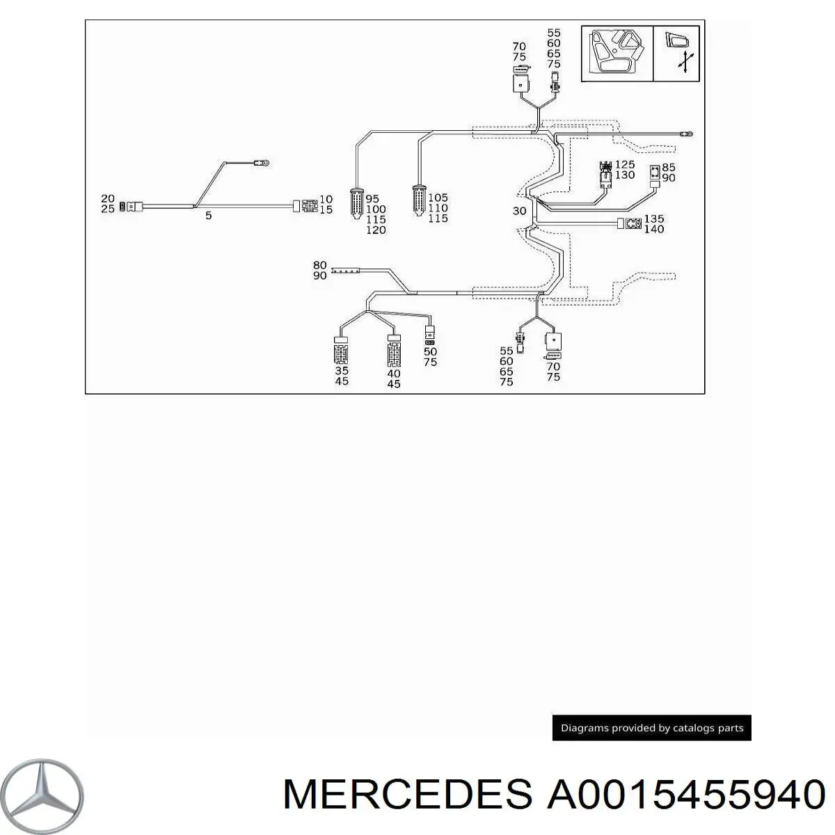  Mercedes A0015455940 precio, desde 6,72 EUR