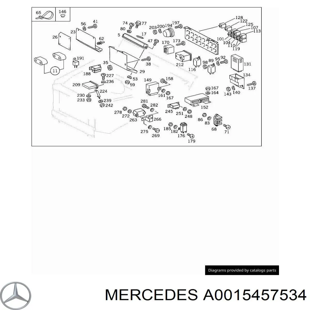  Mercedes A0015457534 precio, desde 4,11 EUR