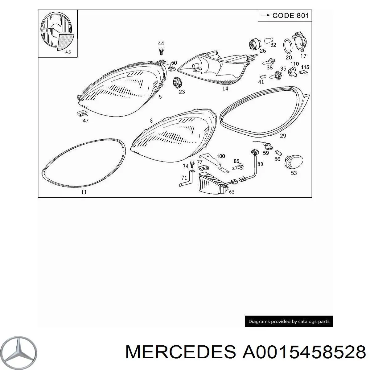Comprar A0015458528 Mercedes 