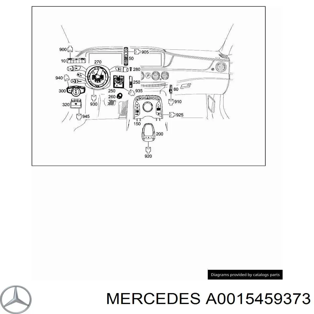  Mercedes A0015459373 precio, desde 6,23 EUR