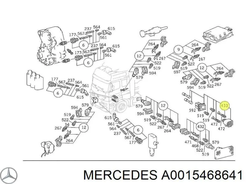 A0015468641 Mercedes 