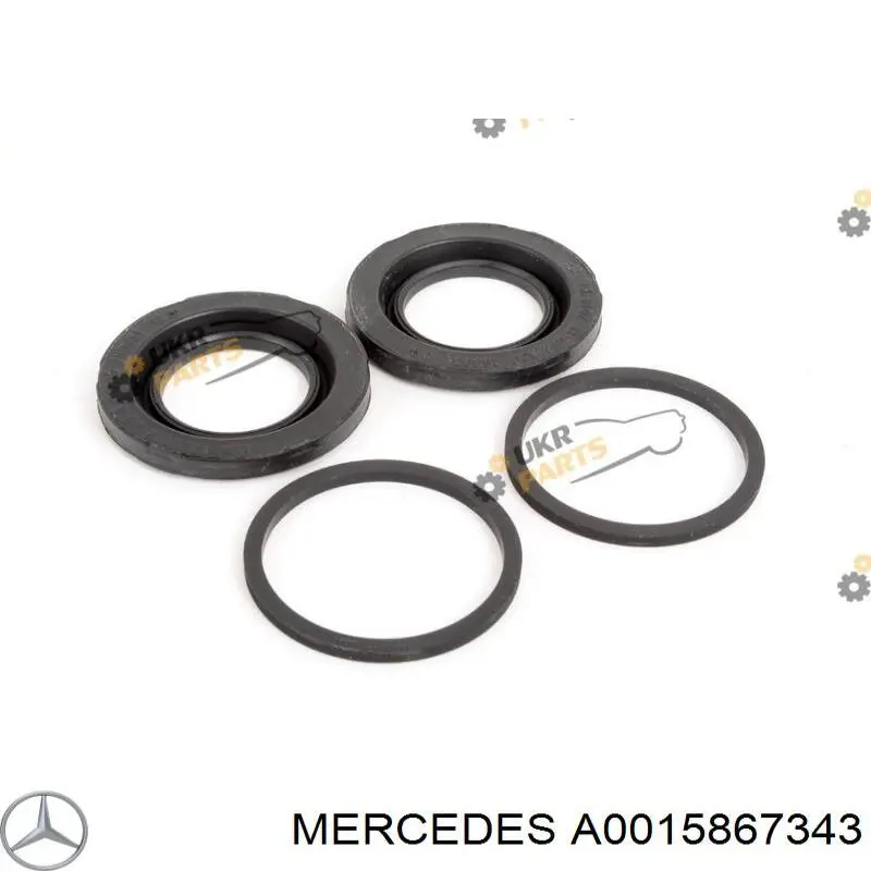 Comprar A0015867343 Mercedes Juego de reparación, pinza de freno trasero