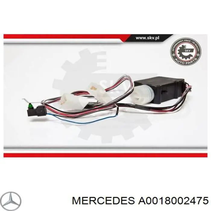 Motor de apertura/cierre del cierre del maletero (puerta trasera 3/5) Mercedes A0018002475 precio, desde 63,15 EUR