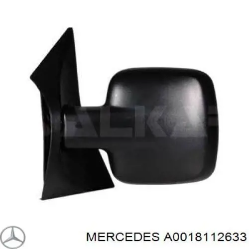 A0018112633 Mercedes elemento para espejo retrovisor