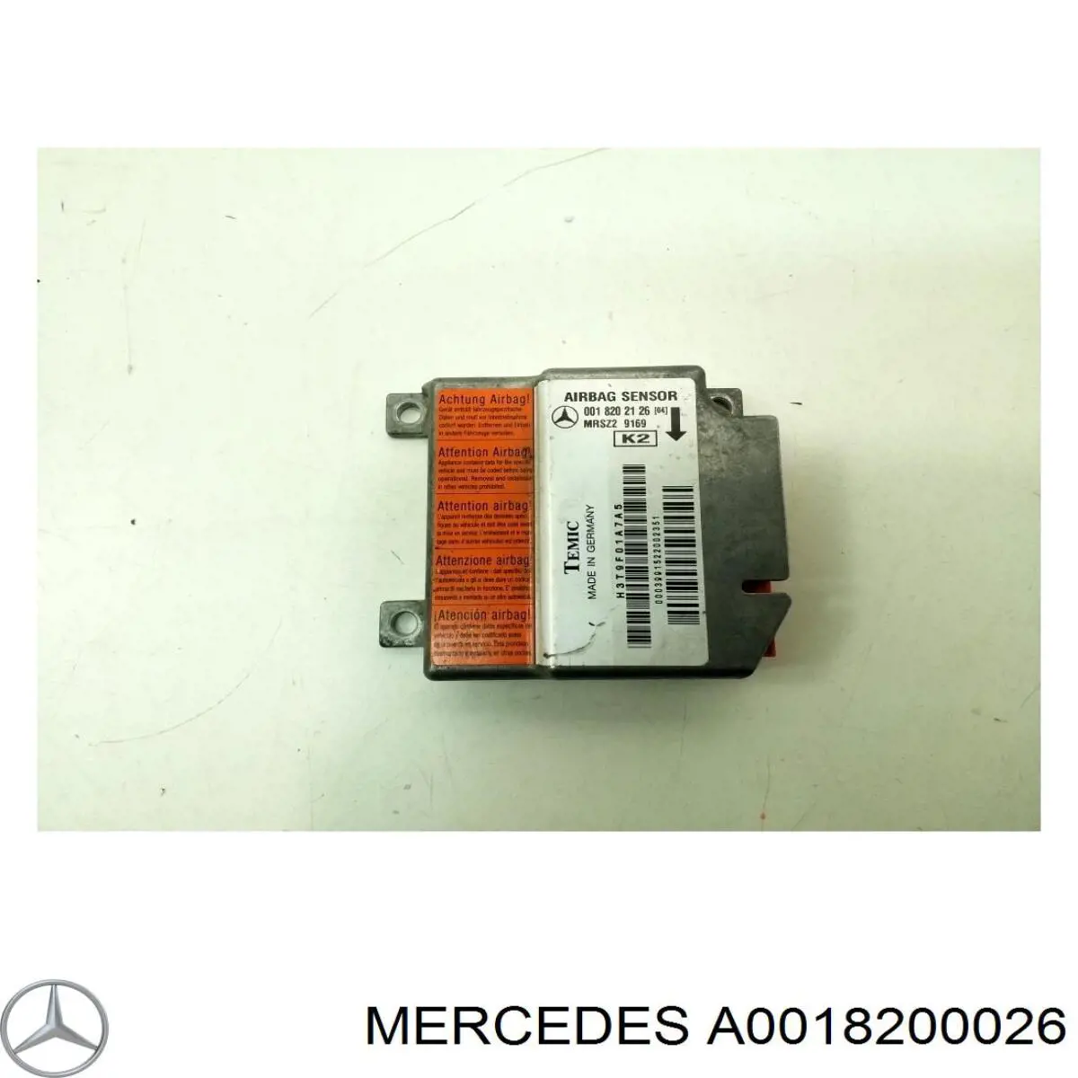 Módulo de control de airbag Mercedes A001820212664 precio, desde 34,85 EUR