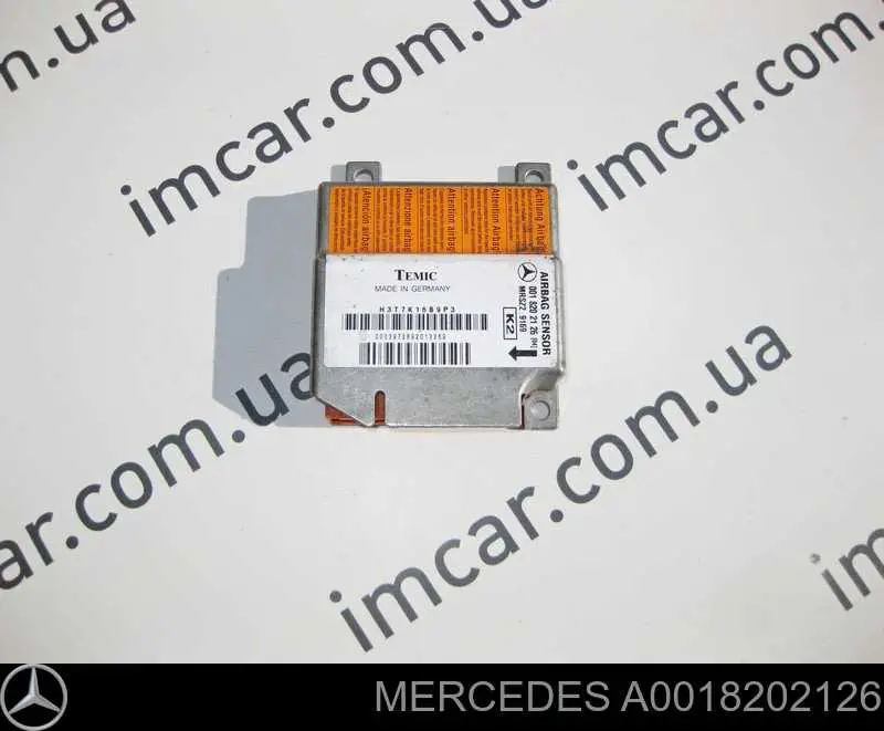 A0018202126 Mercedes procesador del modulo de control de airbag