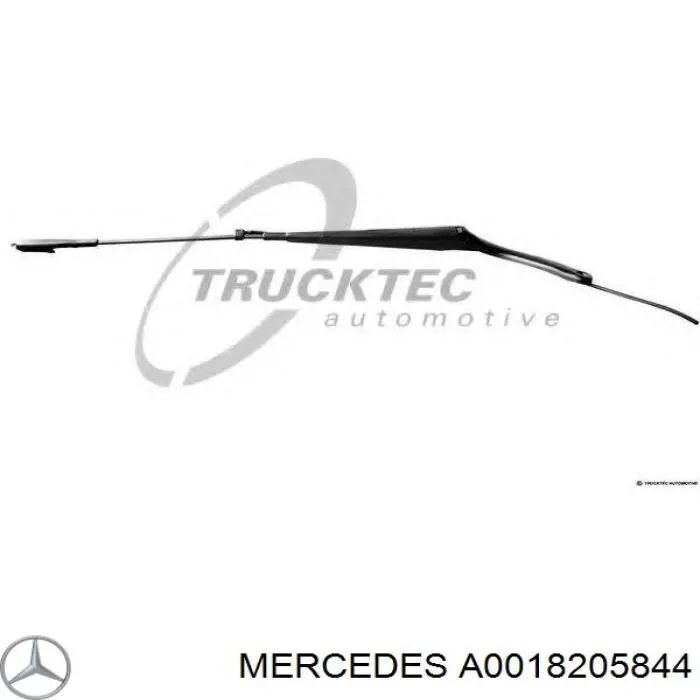 A0018205844 Mercedes brazo del limpiaparabrisas, lavado de parabrisas, luna delantera