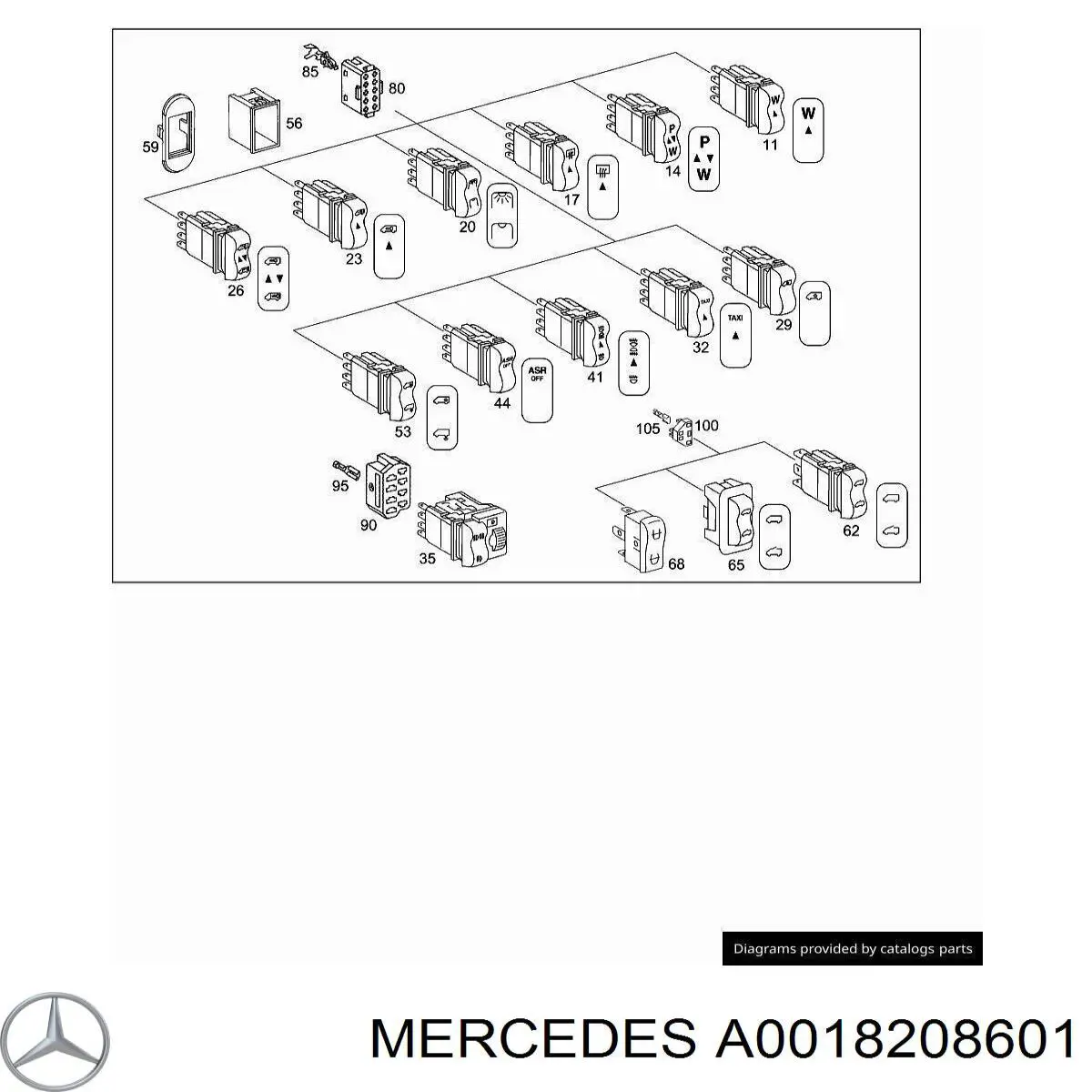 0018208601 Mercedes