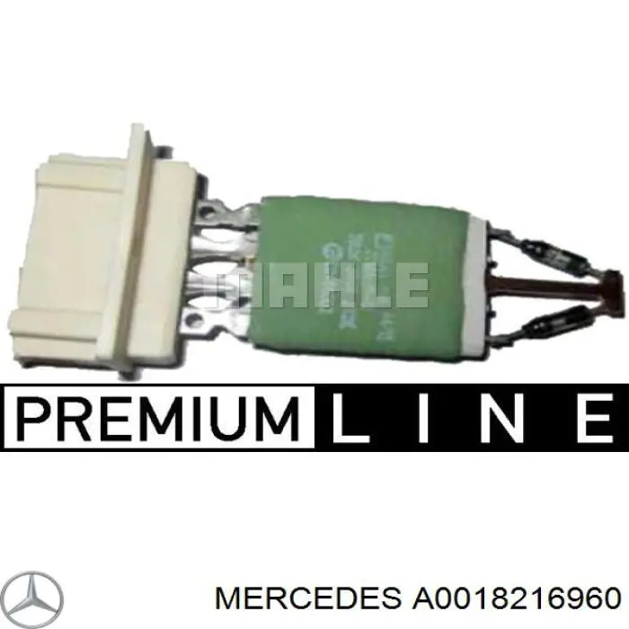 18216960 Mercedes resitencia, ventilador habitáculo