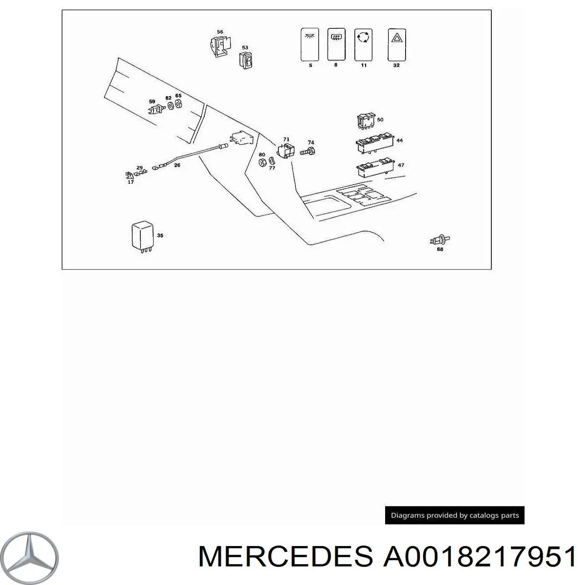 0018217951 Mercedes