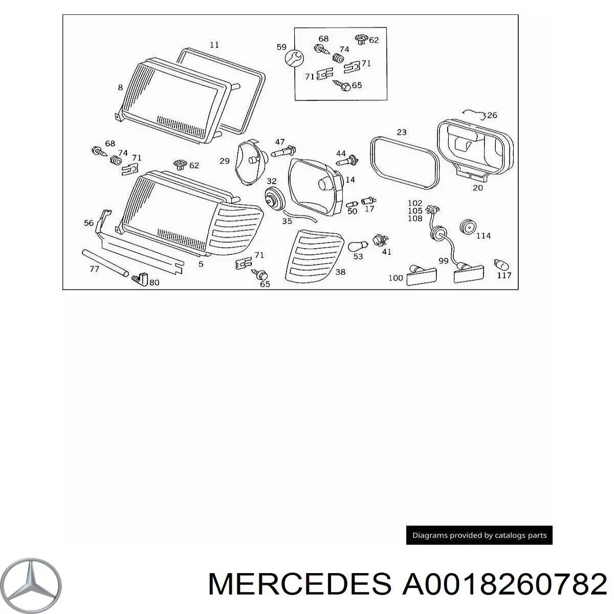  Mercedes A0018260382 precio, desde 4,47 EUR