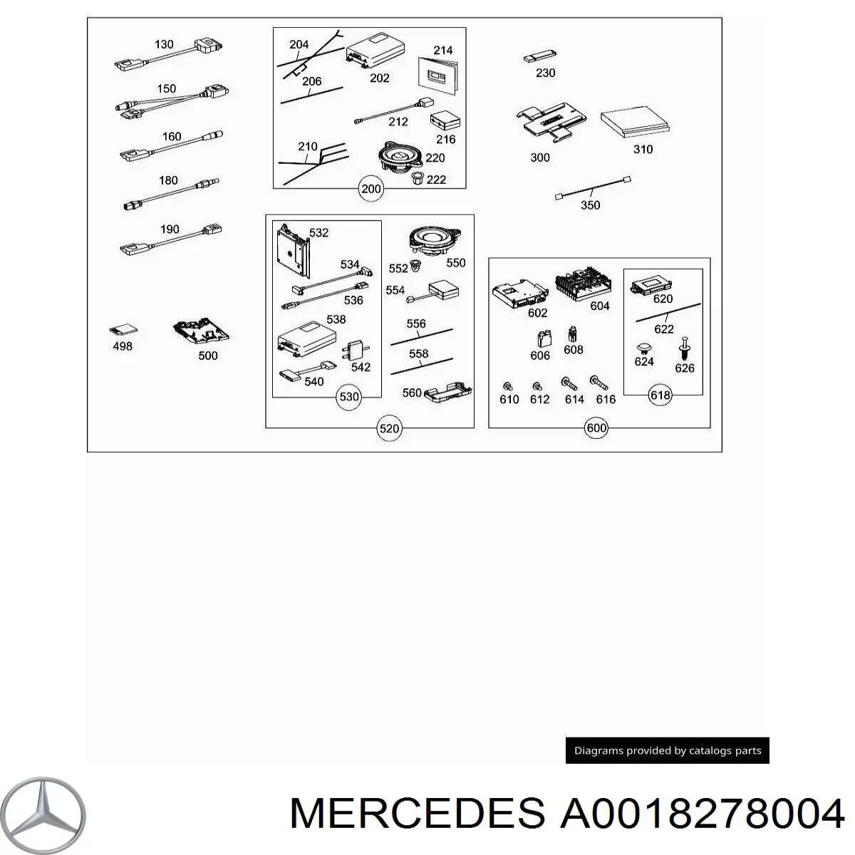 A0018278004 Mercedes