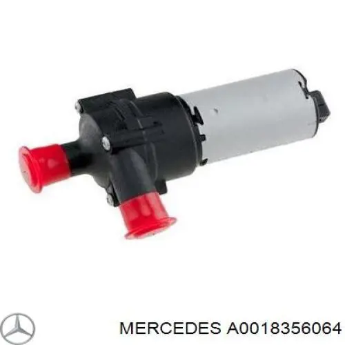 Bomba de agua, adicional eléctrico MERCEDES A0018356064