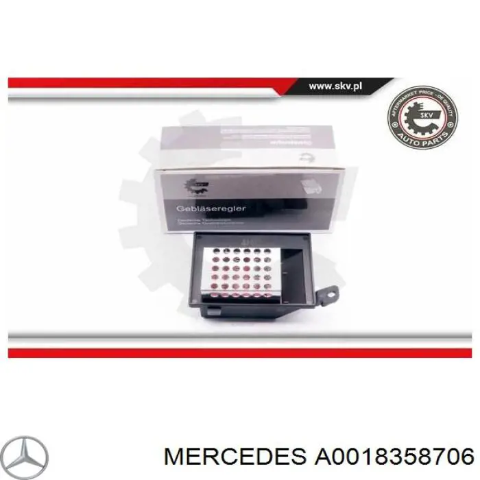 A0018358706 Mercedes resistencia de calefacción