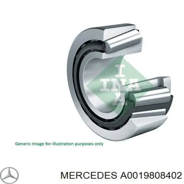 A0019808402 Mercedes rodamiento caja de cambios