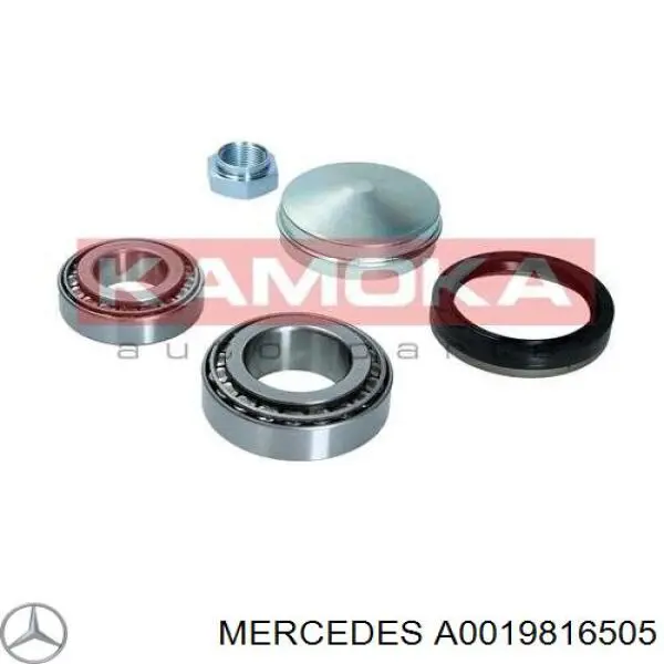 A0019816505 Mercedes cojinete de rueda trasero exterior