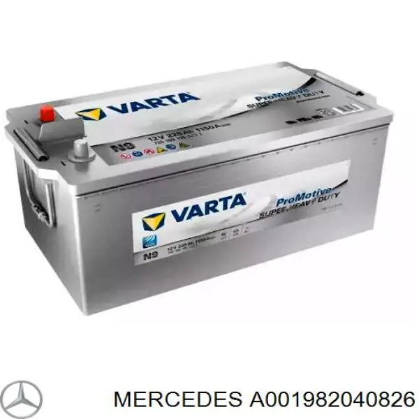 Batería de arranque Mercedes A001982040826 precio, desde 330,65 EUR