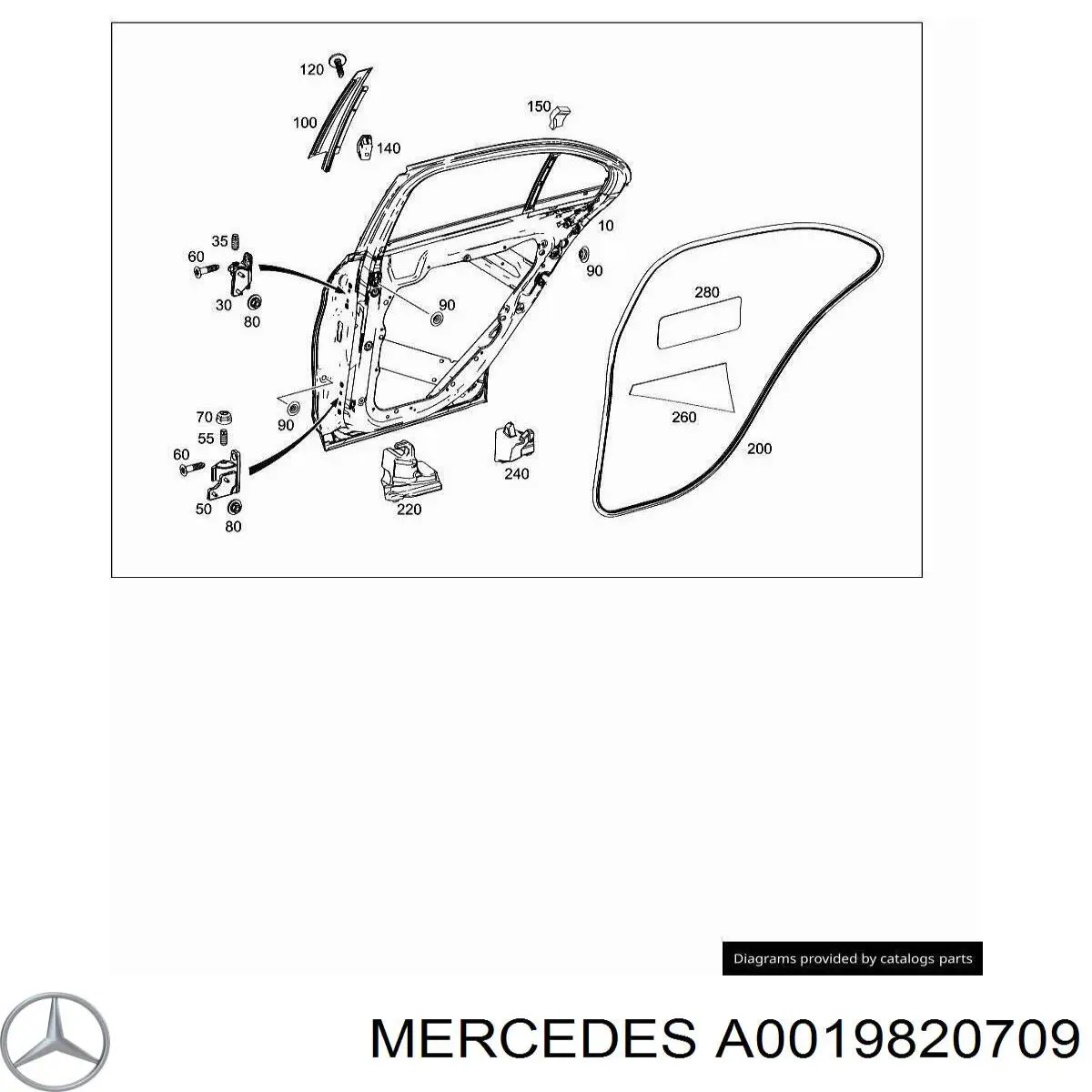 A0019820709 Mercedes