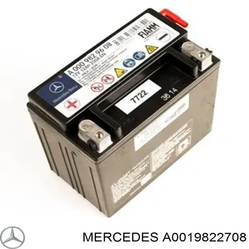 Comprar A0019822708 Mercedes Batería de coche