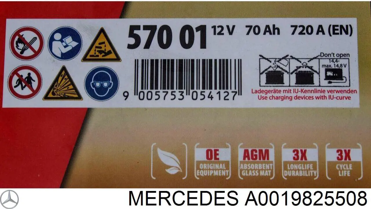 Batería 2993969 Iveco