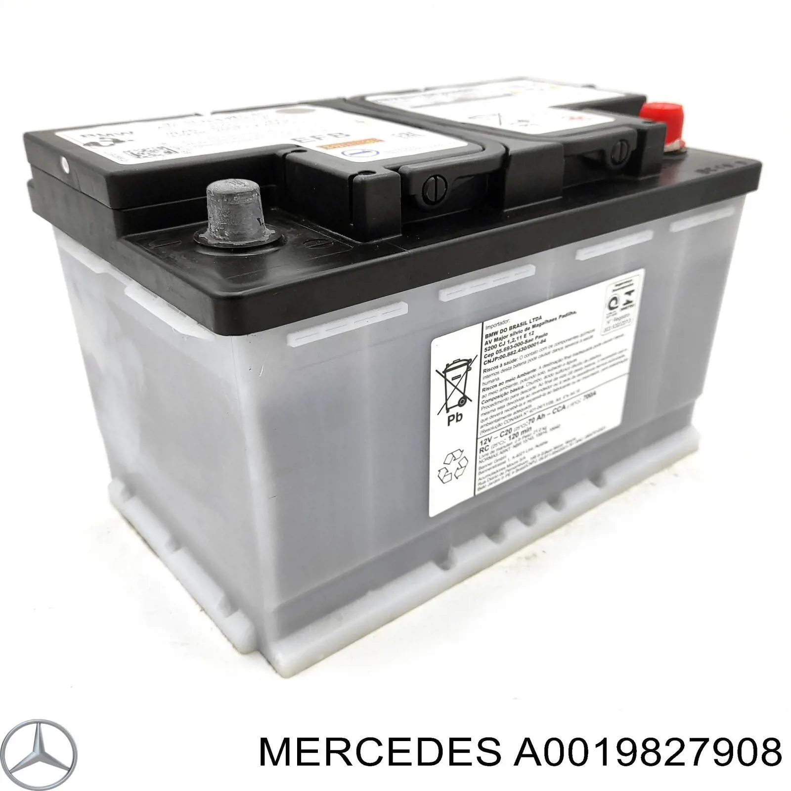 Batería de arranque Mercedes 0019827908 precio, desde 364,56 EUR