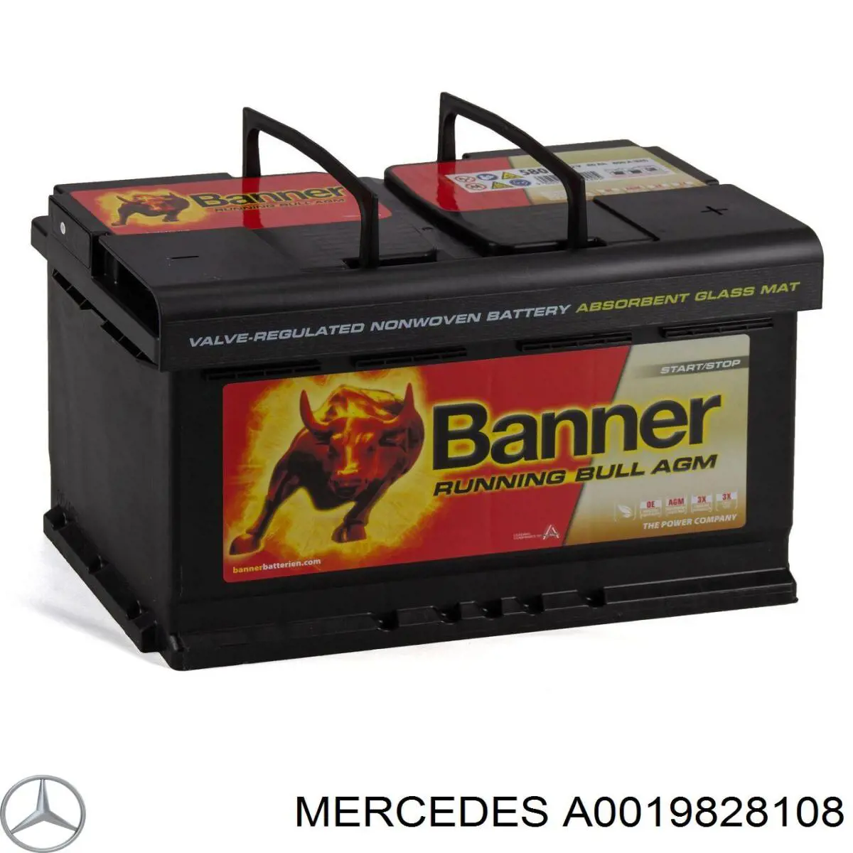Batería Mercedes A0019828108
