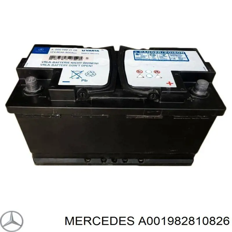 Batería de arranque Mercedes A001982810826 precio, desde 194,22 EUR