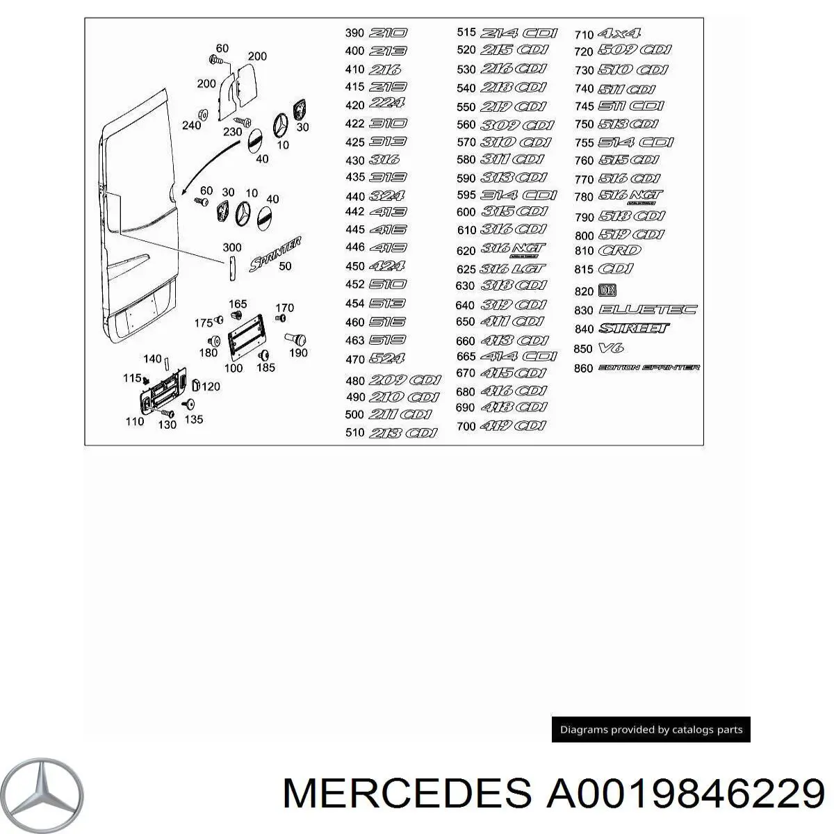 Comprar 0019845929 Mercedes 