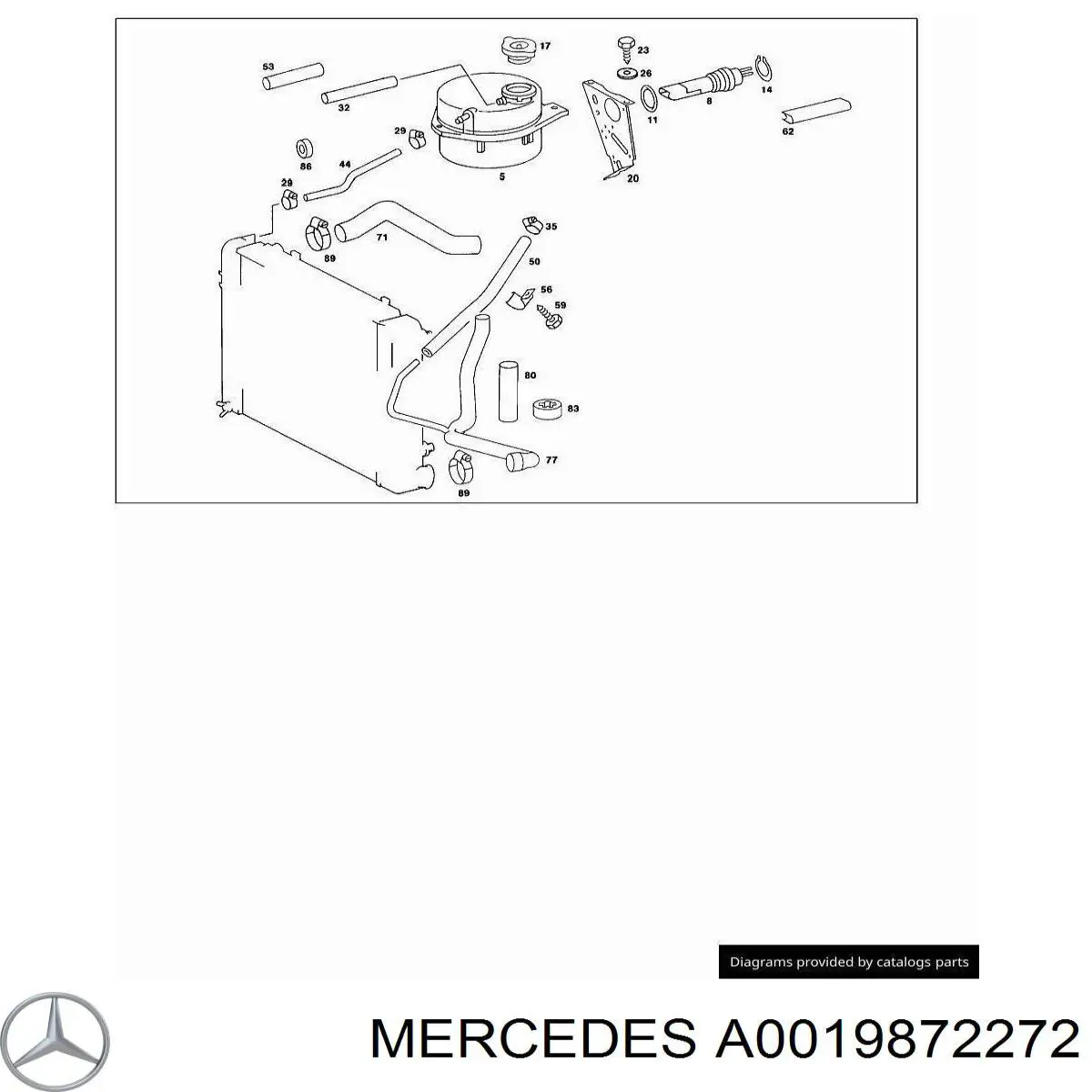  Mercedes A0019872272 precio, desde 27,67 EUR