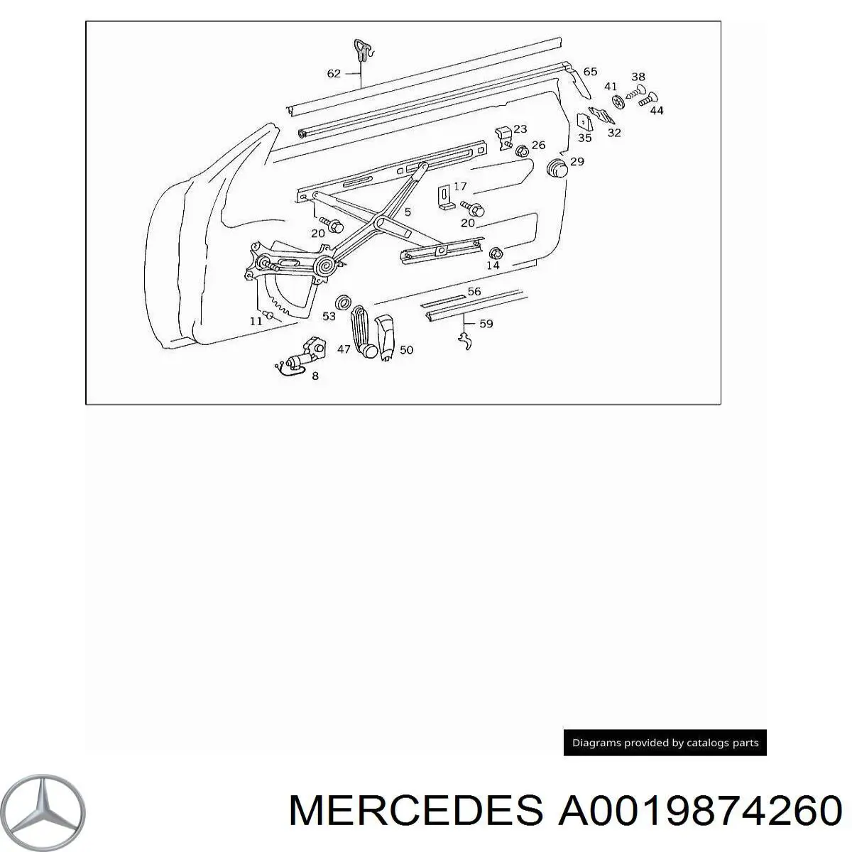 Cristal parabrisas Mercedes A0019874260 precio, desde 48,62 EUR