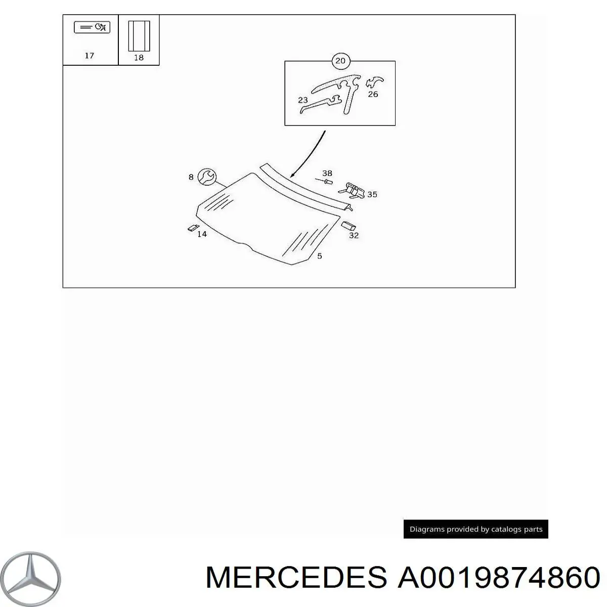 A0019874860 Mercedes 