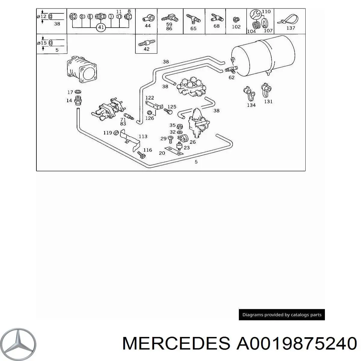 A0019875240 Mercedes