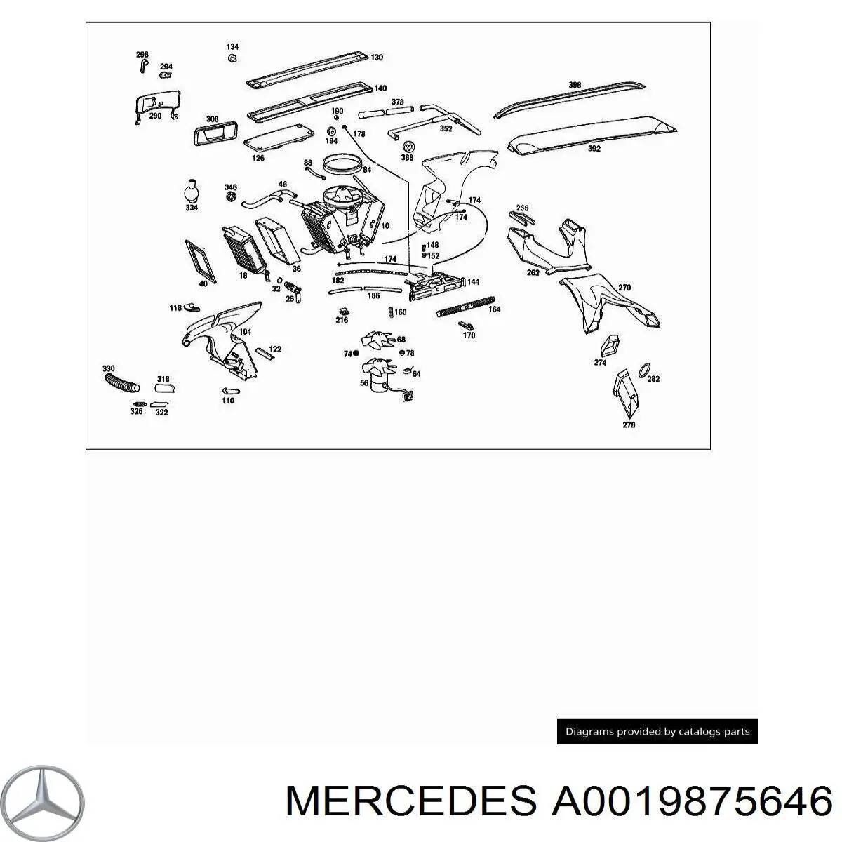  Mercedes A0019875646