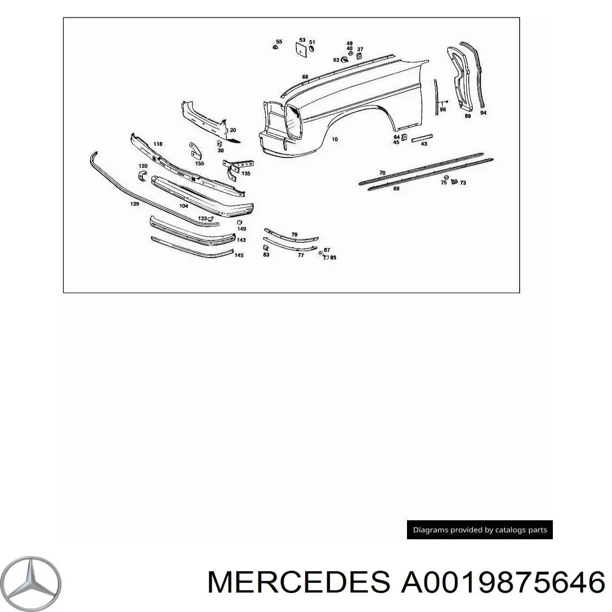 A0019875646 Mercedes 